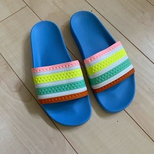 NEW Adidas Originals Adilette Slide Multi color